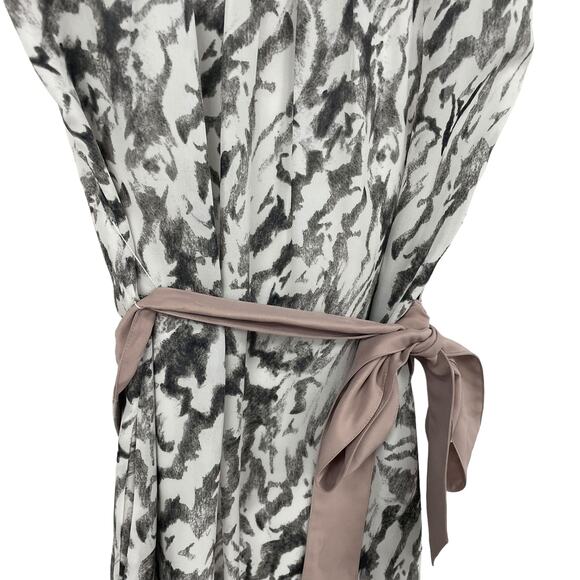 Armani Exchange Silk Chiffon Belted Mini Dress Women's Small ASIS - Picture 3 of 5
